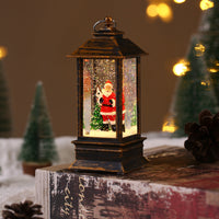 HKM-288915 Portable LED Oil Lamp for Christmas Decoration - European Style Snowman, Tree, Angel, and Elderly Designs