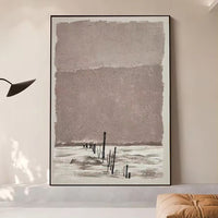 HKM-289043 Abstract Handmade Oil Painting Canvas Art for Living Room Decor, Unstretched and Frameless, Various Sizes Available