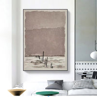 HKM-289043 Abstract Handmade Oil Painting Canvas Art for Living Room Decor, Unstretched and Frameless, Various Sizes Available