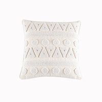 HKM-289107 Nordic Style Tufted Geometric Pillowcase – Cotton Cover with Diverse Colors and Textures, 45x45cm or 30x50cm