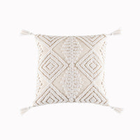HKM-289107 Nordic Style Tufted Geometric Pillowcase – Cotton Cover with Diverse Colors and Textures, 45x45cm or 30x50cm