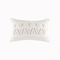 HKM-289107 Nordic Style Tufted Geometric Pillowcase – Cotton Cover with Diverse Colors and Textures, 45x45cm or 30x50cm