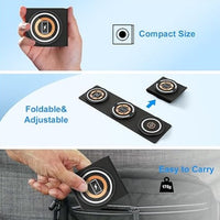 HKM-289363 3-In-1 Foldable Wireless Fast Charger for Phone, Watch & Earbuds