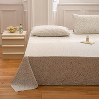 HKM-289427 Cotton Bed Sheet in Pastoral Flower Design – Multiple Sizes Available