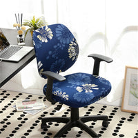 HKM-289491 Modern Stretchable Spandex/Polyester Office Chair Cover - Breathable & Washable Design for Dining Room and Office