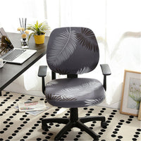 HKM-289491 Modern Stretchable Spandex/Polyester Office Chair Cover - Breathable & Washable Design for Dining Room and Office