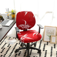 HKM-289491 Modern Stretchable Spandex/Polyester Office Chair Cover - Breathable & Washable Design for Dining Room and Office
