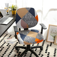 HKM-289491 Modern Stretchable Spandex/Polyester Office Chair Cover - Breathable & Washable Design for Dining Room and Office