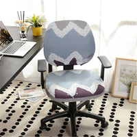 HKM-289491 Modern Stretchable Spandex/Polyester Office Chair Cover - Breathable & Washable Design for Dining Room and Office