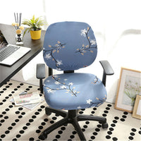 HKM-289491 Modern Stretchable Spandex/Polyester Office Chair Cover - Breathable & Washable Design for Dining Room and Office