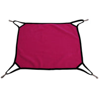 HKM-289619 Double-Sided Polar Fleece Cat Hammock - Universal Hanging Litter Swing in Bright Colors