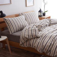 HKM-290067 Geometric Pure Cotton Four-Piece Bed Sheet Set in Red