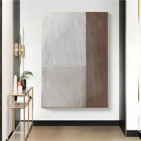HKM-290195 Handmade Abstract Oil Painting on Canvas for Living Room and Bedroom Decor - Unstretched and Frameless