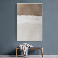 HKM-290195 Handmade Abstract Oil Painting on Canvas for Living Room and Bedroom Decor - Unstretched and Frameless
