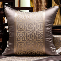 HKM-290323 Chinese Style Satin Mahogany Sofa Pillow with PP Cotton Filling