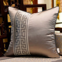 HKM-290323 Chinese Style Satin Mahogany Sofa Pillow with PP Cotton Filling