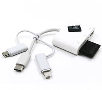 HKM-290451 3-in-1 USB Card Reader for SD and T-Flash Cards