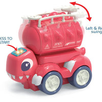 HKM-290515 Electric Inertia Fire Truck Toy with Lights and Music for Ages 18 Months and Up