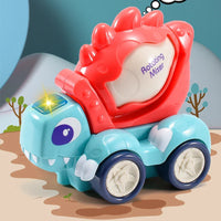 HKM-290515 Electric Inertia Fire Truck Toy with Lights and Music for Ages 18 Months and Up