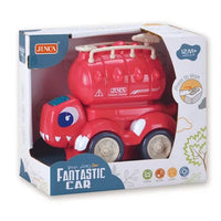 HKM-290515 Electric Inertia Fire Truck Toy with Lights and Music for Ages 18 Months and Up