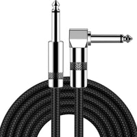 HKM-290643 Dual Channel 6.35mm Audio Amplifier Cable - 1m to 10m Length Options, Gold Plated Connections