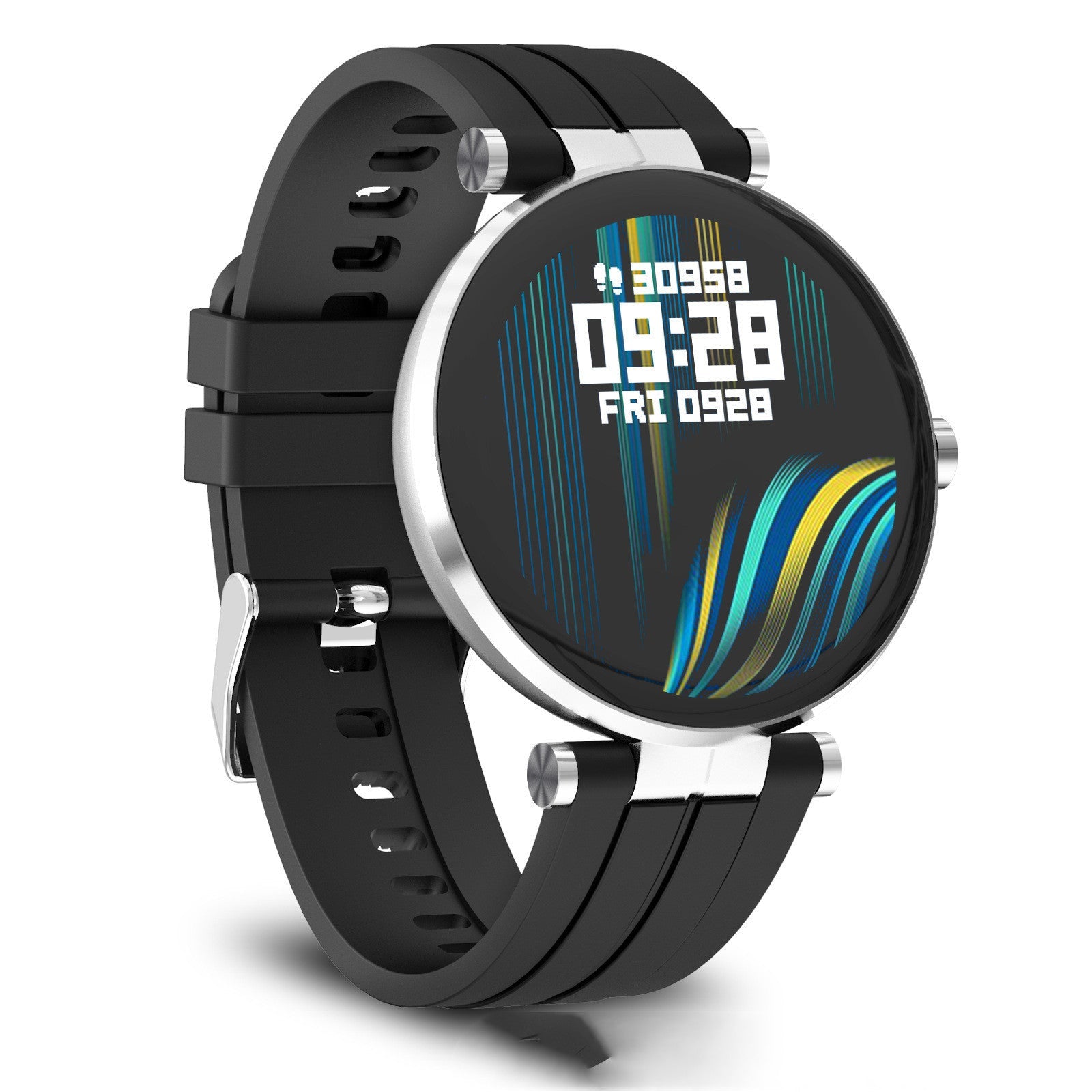 HKM-290771 Smart Watch with Blood Pressure Monitoring and Heart Rate Tracker, Waterproof Pedometer for Sports