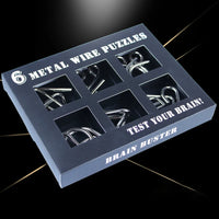 HKM-290835 Metal Wire Puzzle Brain Teaser Game for All Ages - Disentanglement Challenge