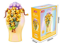 HKM-290899 Succulent Plant Building Block Set - 50 Pieces Educational Toy for Kids, Ages 2 and Up