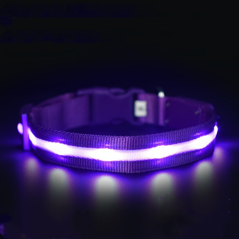 HKM-290963 Luminous collar night pet USB charging
