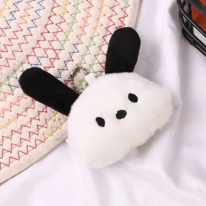 HKM-291091 Custom 9cm Plush Dog Keychain Soft Stuffed Doll for Kids and Collectors