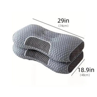 HKM-291219 3D Knitted Cotton Massage Pillow - Available in Single or Double Pack