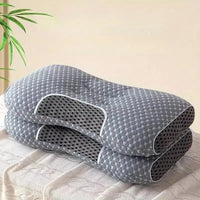 HKM-291219 3D Knitted Cotton Massage Pillow - Available in Single or Double Pack