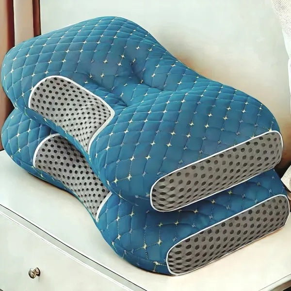 HKM-291219 3D Knitted Cotton Massage Pillow - Available in Single or Double Pack