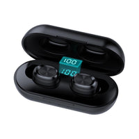 HKM-291475 B5 Bluetooth Headset with Digital Display, TWS 5.0 Stereo Earbuds, Wireless Headphones with Call Function and Voice Control