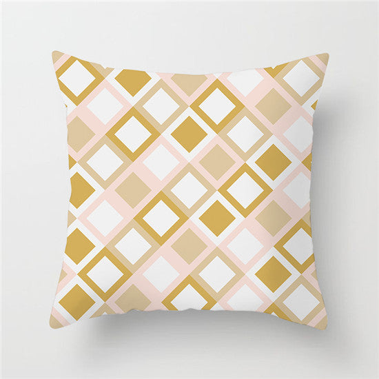 HKM-291475 Peach Skin Pillowcase with Single-Sided Digital Printing - 44cm x 44cm