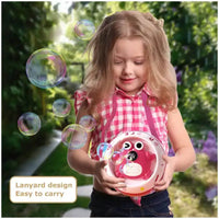HKM-291667 Cute Crab Automatic Bubble Machine for Kids with Light and Music, Perfect for Summer Outdoor Fun