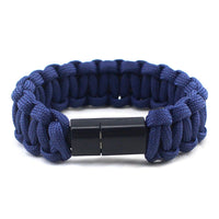 HKM-291795 Nylon Woven Fast Charge Data Line for Mobile Phones - Unisex U-Shaped Design