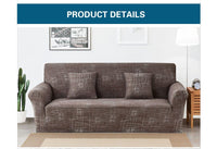HKM-291795 Sofa Cover with Elastic Fabric for 1-4 Seater - Machine Washable with Non-Slip Design