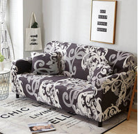 HKM-291795 Sofa Cover with Elastic Fabric for 1-4 Seater - Machine Washable with Non-Slip Design