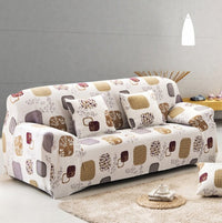 HKM-291795 Sofa Cover with Elastic Fabric for 1-4 Seater - Machine Washable with Non-Slip Design