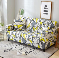 HKM-291795 Sofa Cover with Elastic Fabric for 1-4 Seater - Machine Washable with Non-Slip Design