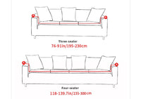 HKM-291795 Sofa Cover with Elastic Fabric for 1-4 Seater - Machine Washable with Non-Slip Design
