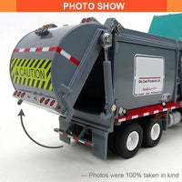 HKM-292051 1:24 Scale Diecast Dump Truck Toy for Kids - Construction Vehicle Model, Mini Garbage Transporter, Zinc Alloy