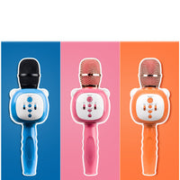 HKM-292115 Children's Wireless Dynamic Bluetooth Microphone with Charging and Audio Cables