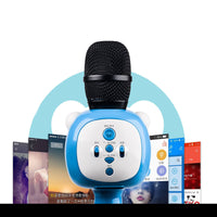 HKM-292115 Children's Wireless Dynamic Bluetooth Microphone with Charging and Audio Cables