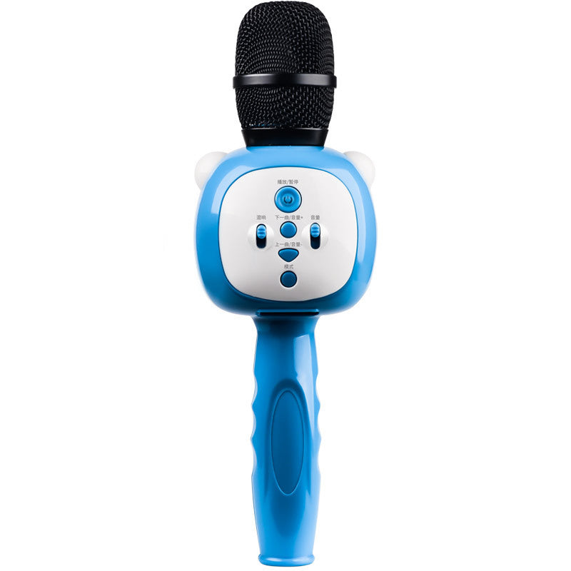 KTX-292115 Children's Wireless Dynamic Bluetooth Microphone with Charging and Audio Cables