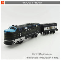 HKM-292371 Battery Operated Electric Train Track Set with Sound and Light for Kids