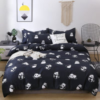 HKM-292563 Aloe Cotton Four-Piece Microfiber Bedding Set for Various Bed Sizes