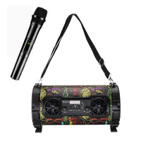HKM-292627 High Power Outdoor Bluetooth Speaker with Microphone and USB Input, 25W Output, 3-Hour Playtime, 32GB Storage