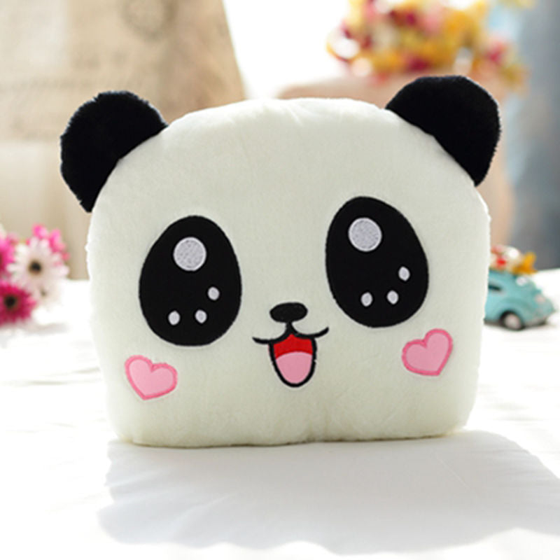 HKM-292691 Cartoon Panda Hand Warmer and Nap Pillow - Versatile Heating and Support for Comfort